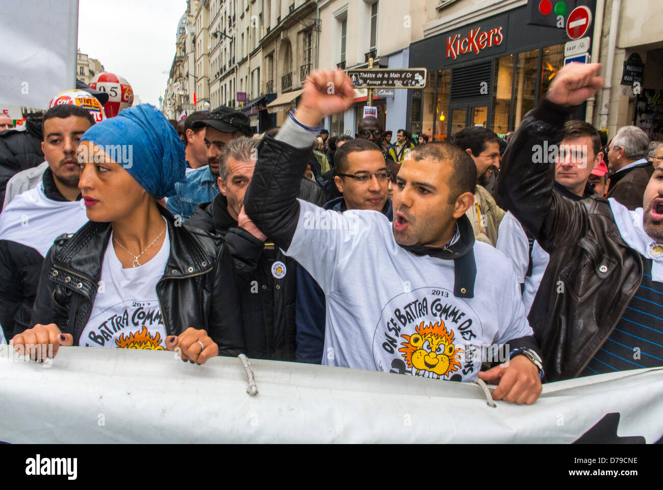 Paris, France. French Labor Unions, CGT, Annual Demonstration on May 1