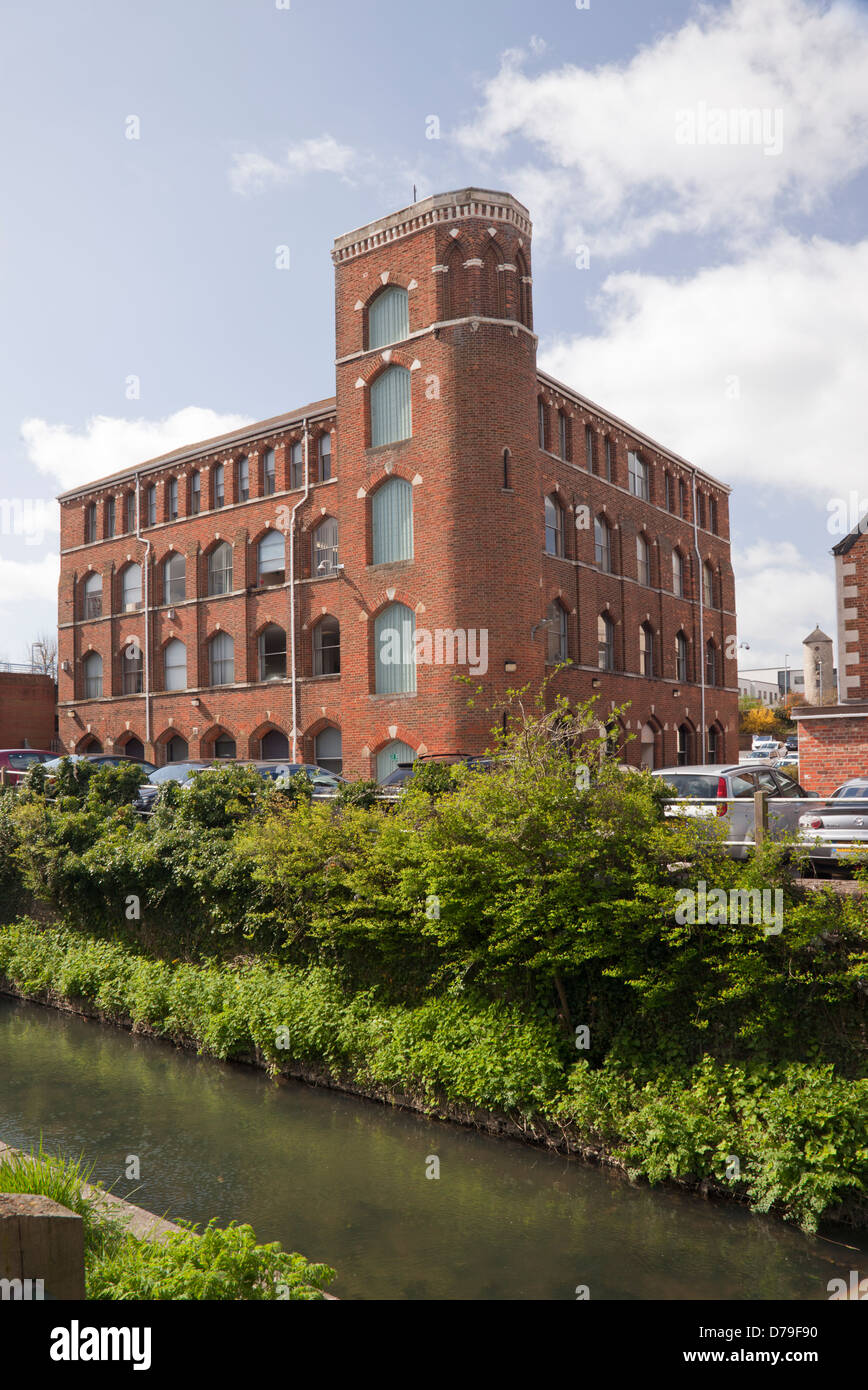 Clarks Mill building, Trowbridge, County town of Wiltshire,  England, UK Stock Photo