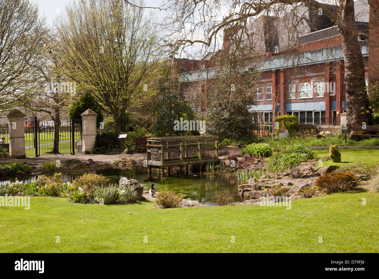 Trowbridge Community Sensory Garden, Trowbridge, Wiltshire, England, UK Stock Photo