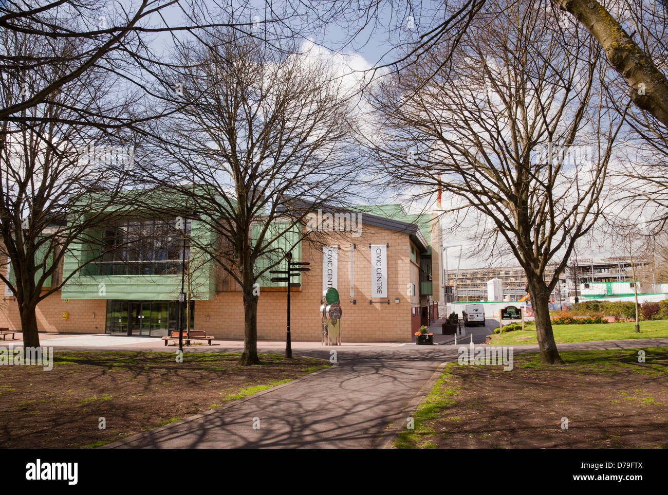 Civic hall trowbridge wiltshire england hires stock photography and
