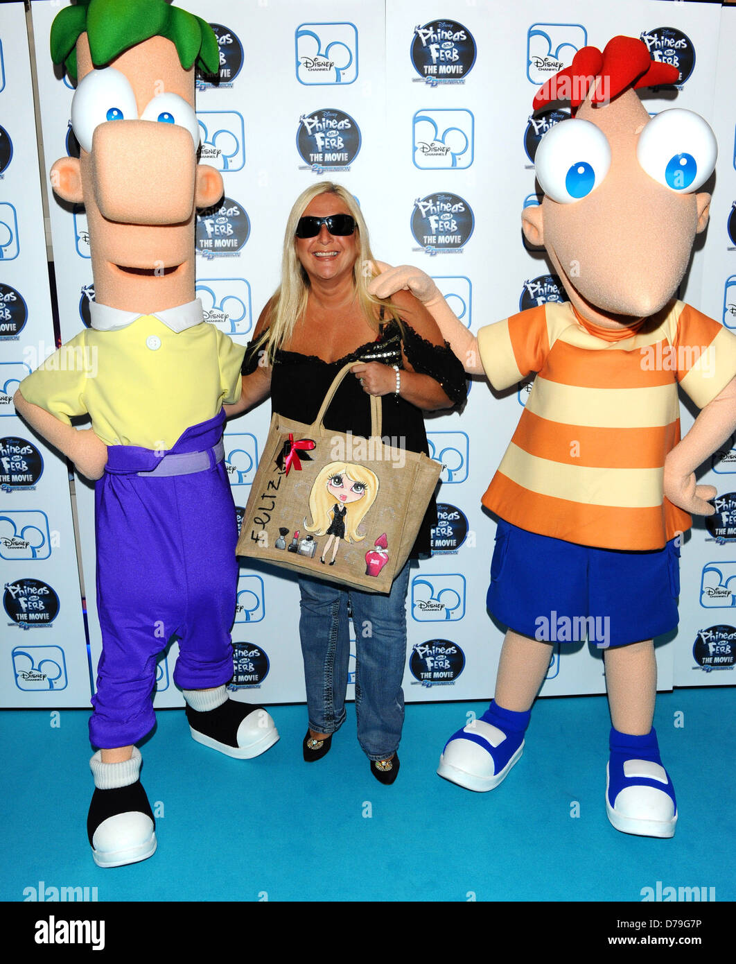 Vanessa Feltz The UK premiere of Disney's 'Phineas and Ferb: Across 2nd  Dimension' at Apollo Piccadilly Circus London, England Stock Photo - Alamy