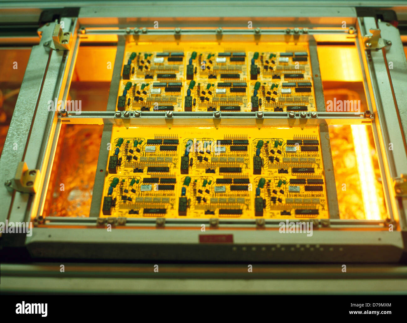Circuit board manufacturing Stock Photo Alamy