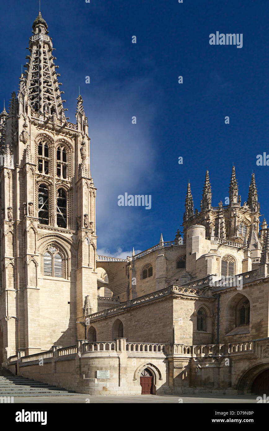 Cathedral of Santa Maria in Burgos Spain Stock Photo