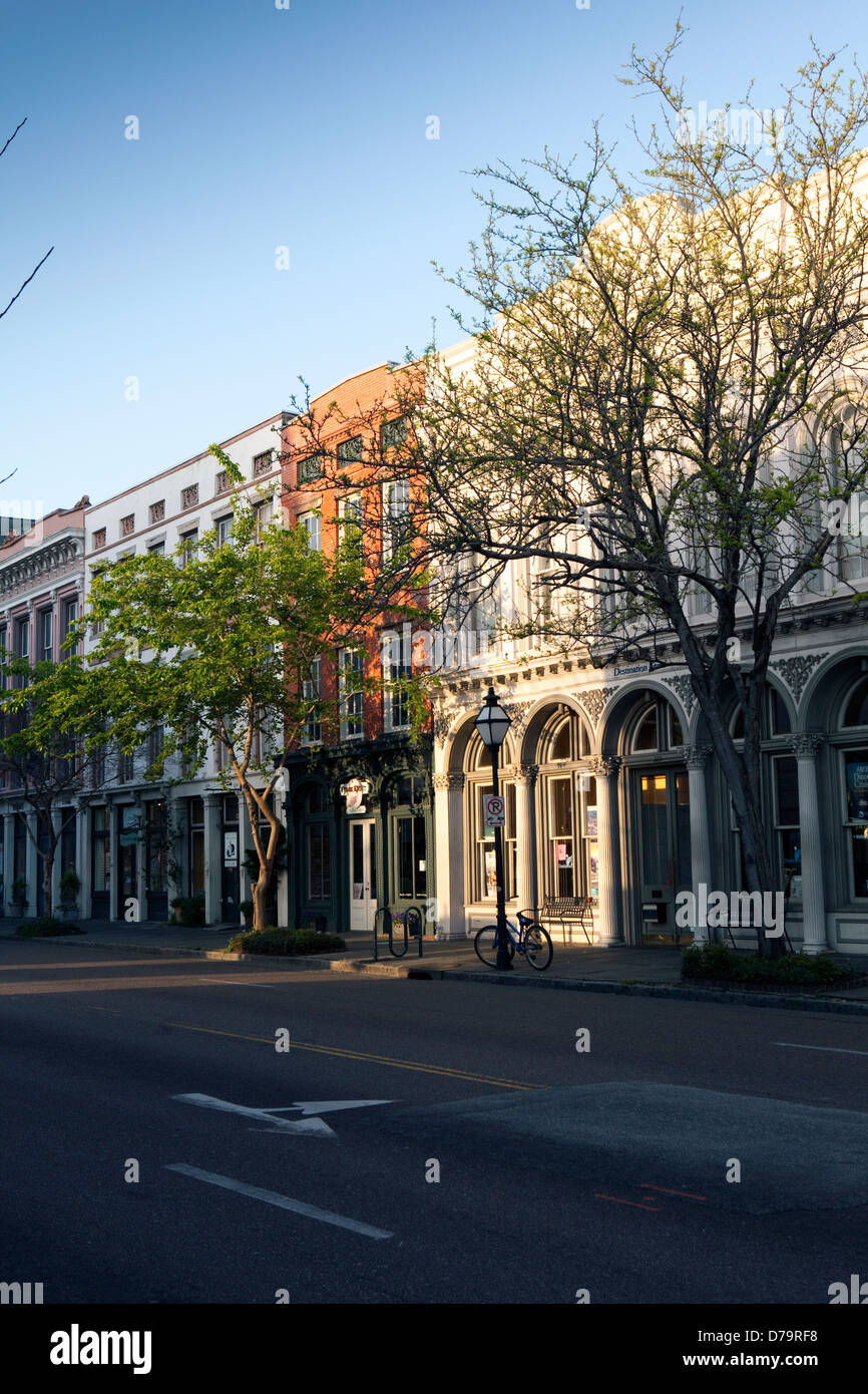 A view of Meeting Street in Charleston, South Carolina Stock Photo Alamy