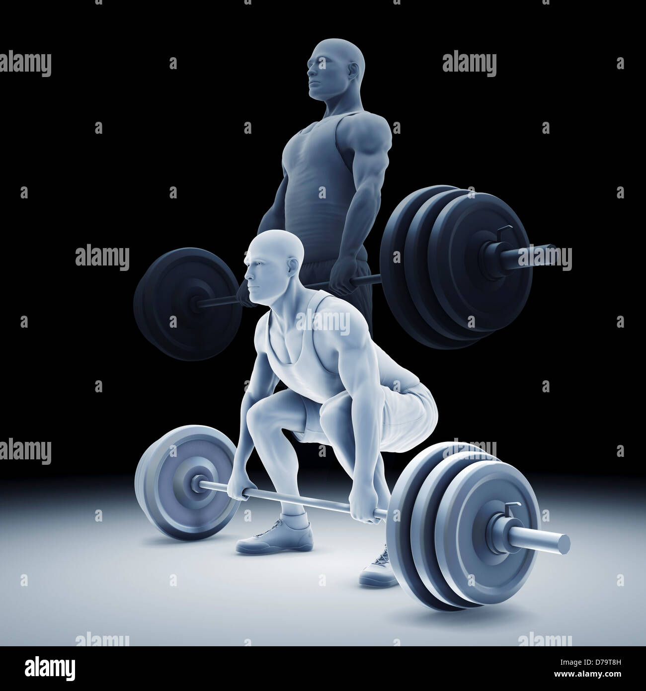 Dead lift exercise hi-res stock photography and images - Alamy