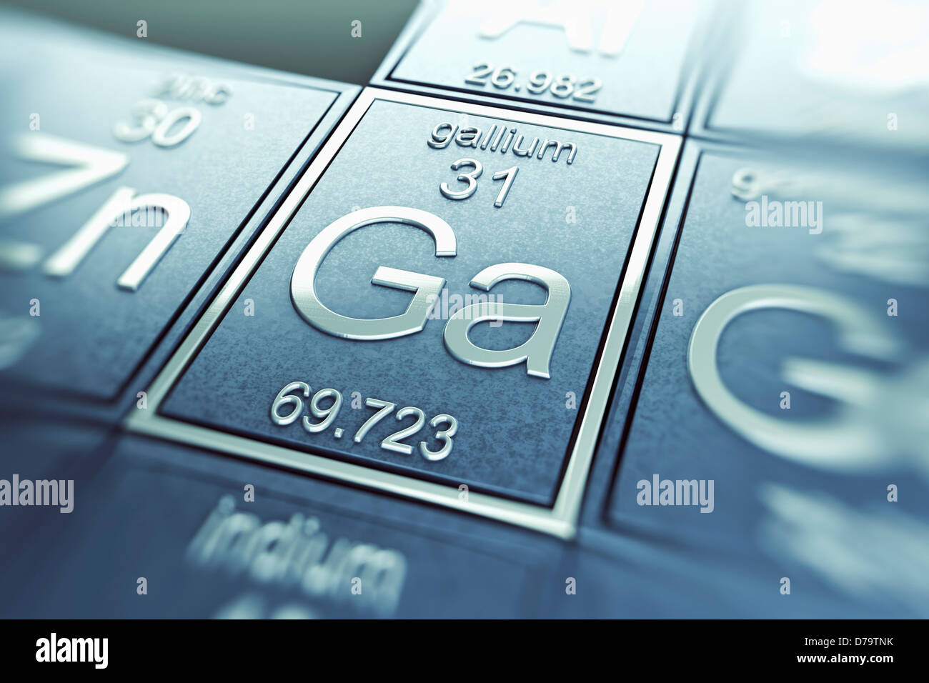 Gallium Chemical Element Stock Photo - Alamy