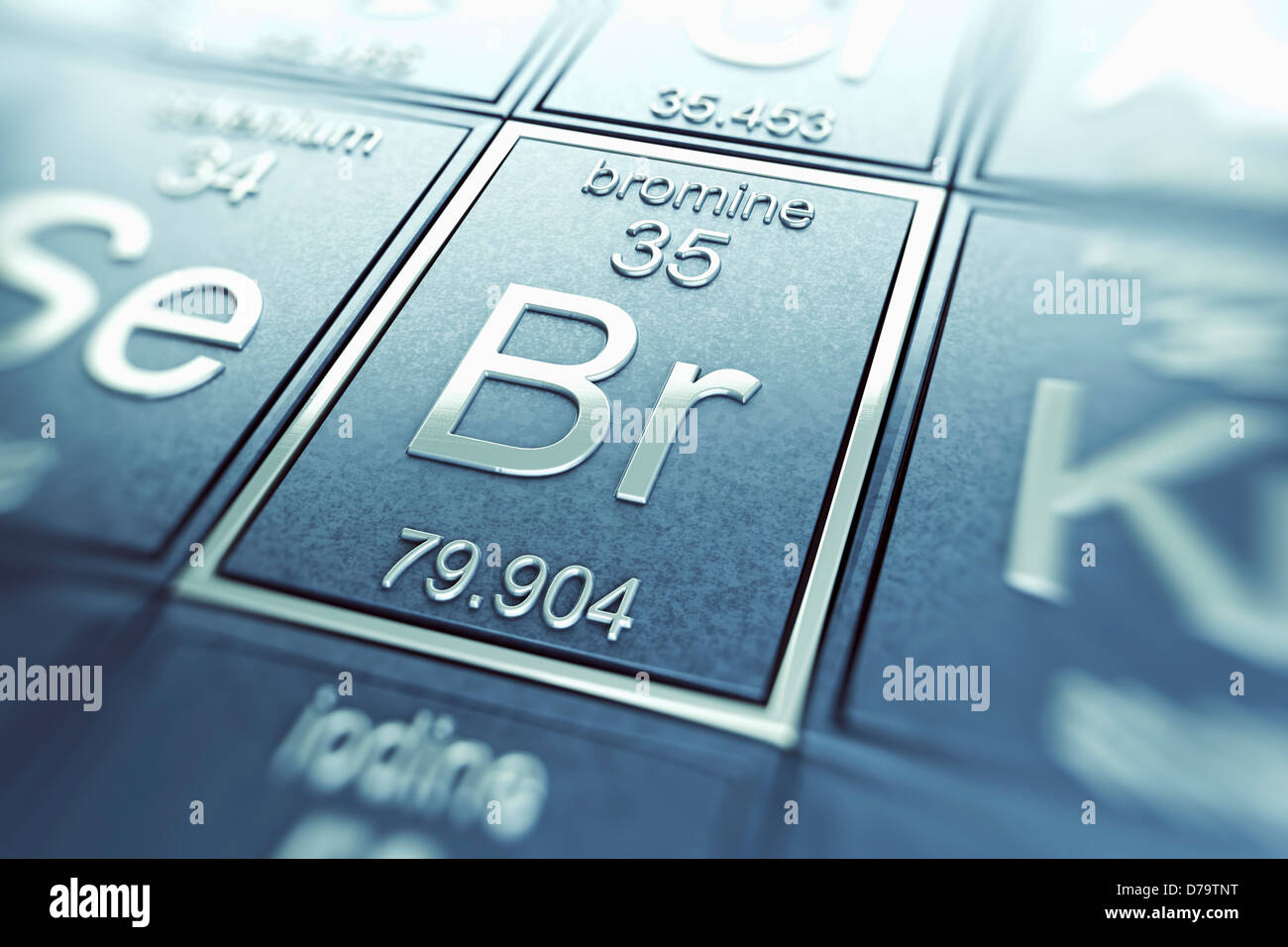 Bromine Chemical Element Stock Photo Alamy