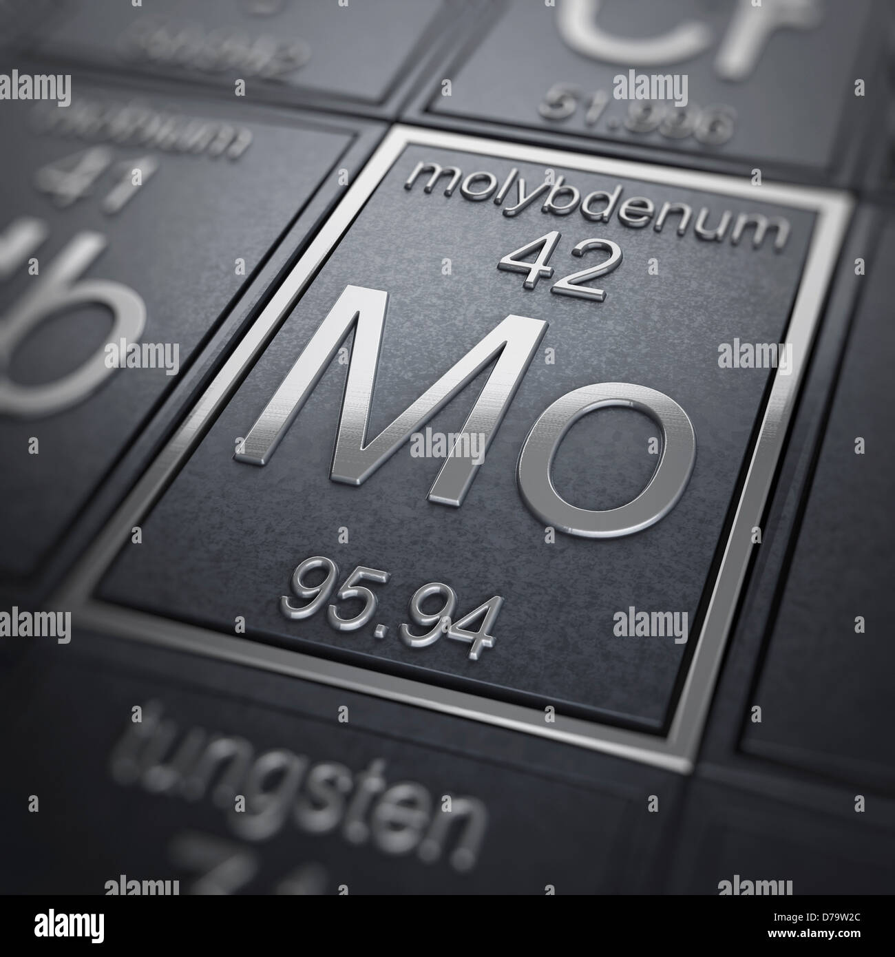 Molybdenum Chemical Element Stock Photo - Alamy