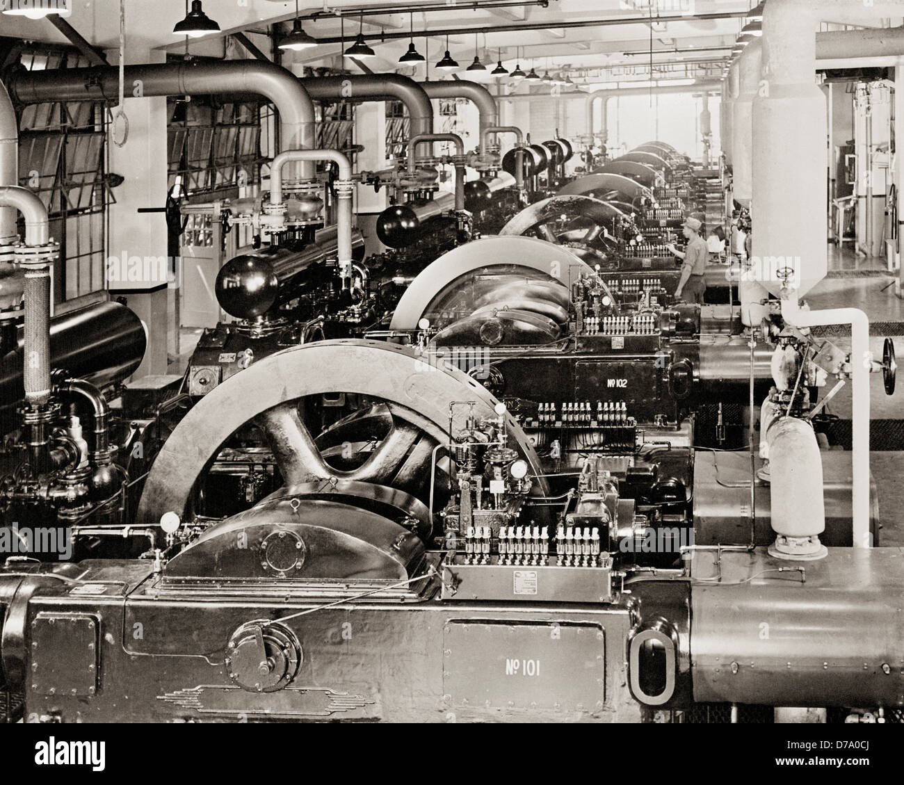 Compressors Heat Exchangers Stock Photo Alamy