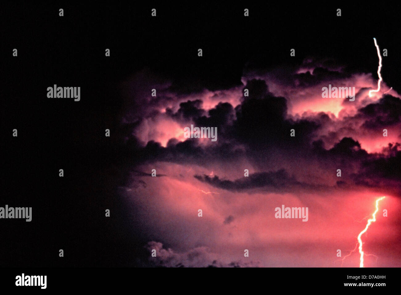 A CloudtoGround Lightning Stroke Stock Photo Alamy