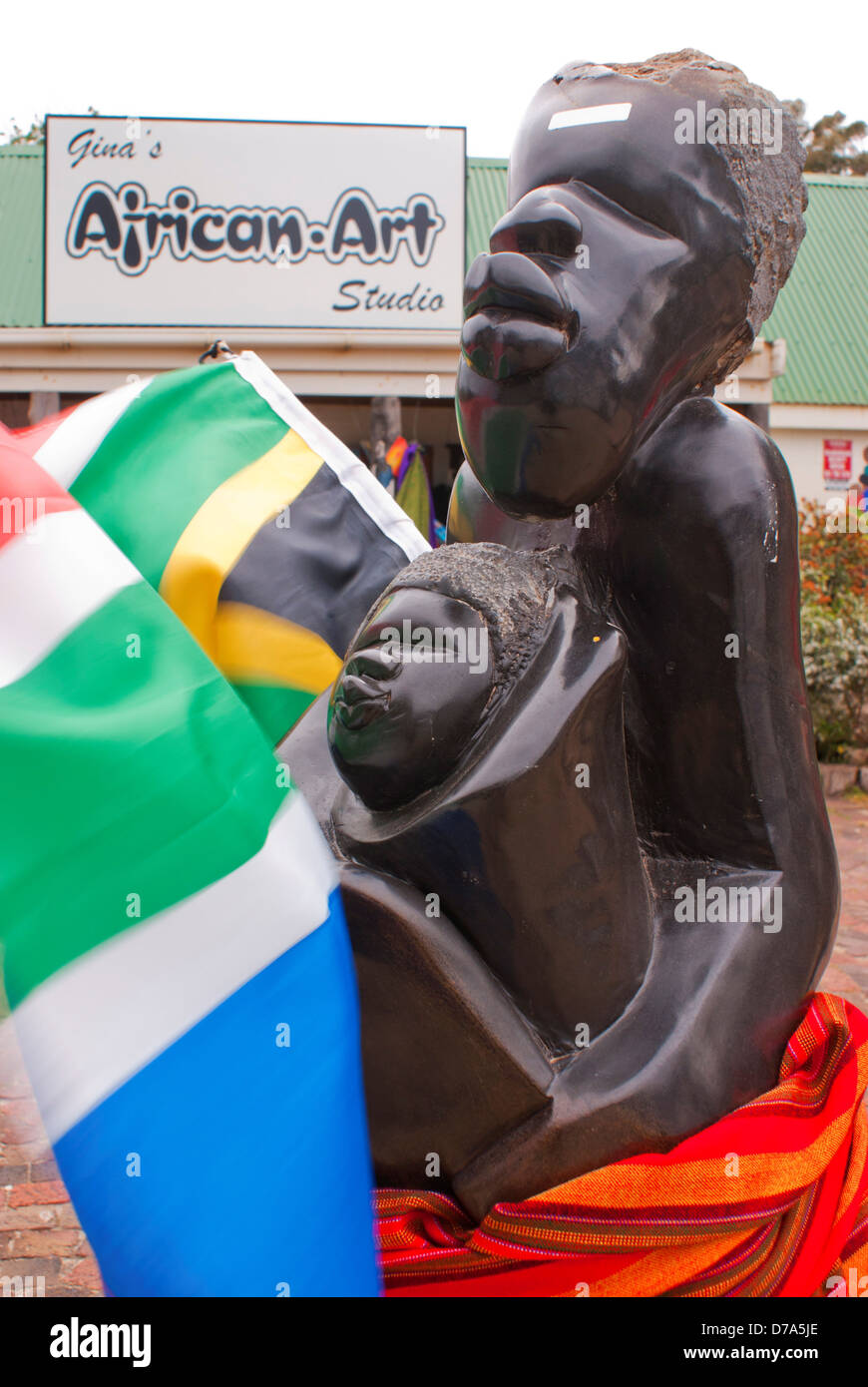 South Africa near Cape Town African art studio Stock Photo Alamy