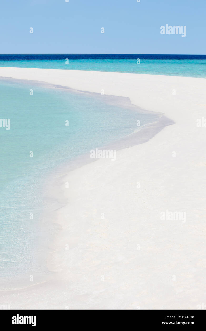 Beautiful Deserted Tropical Beach Stock Photo