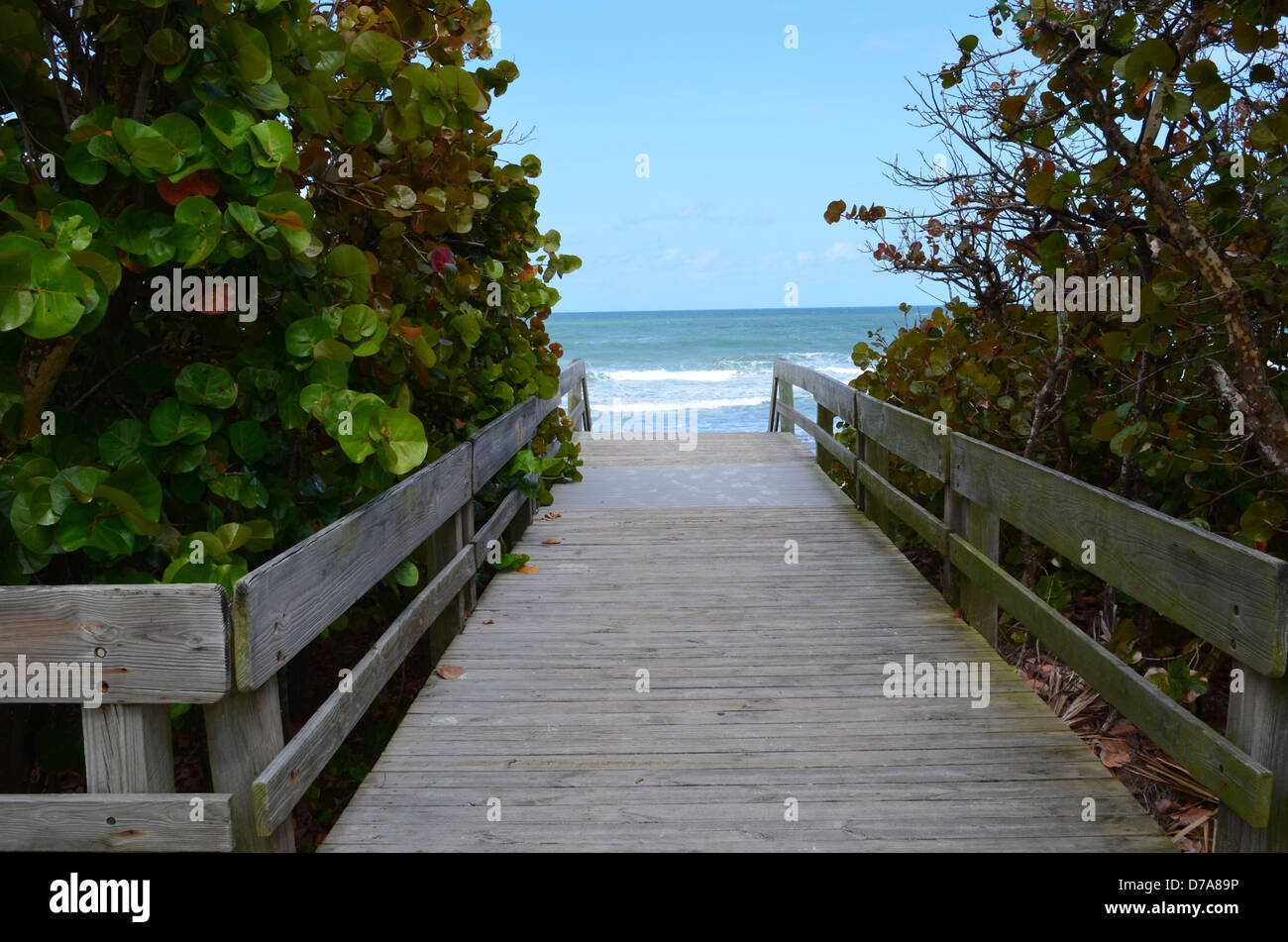 Melbourne Florida. Beach Stock Photo