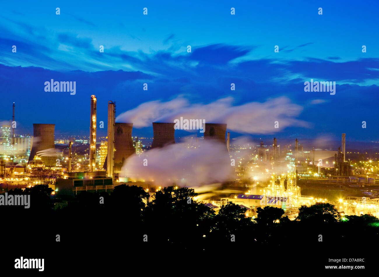 Grangemouth Petro Chemical Plant Lothian Scotland UK Stock Photo Alamy