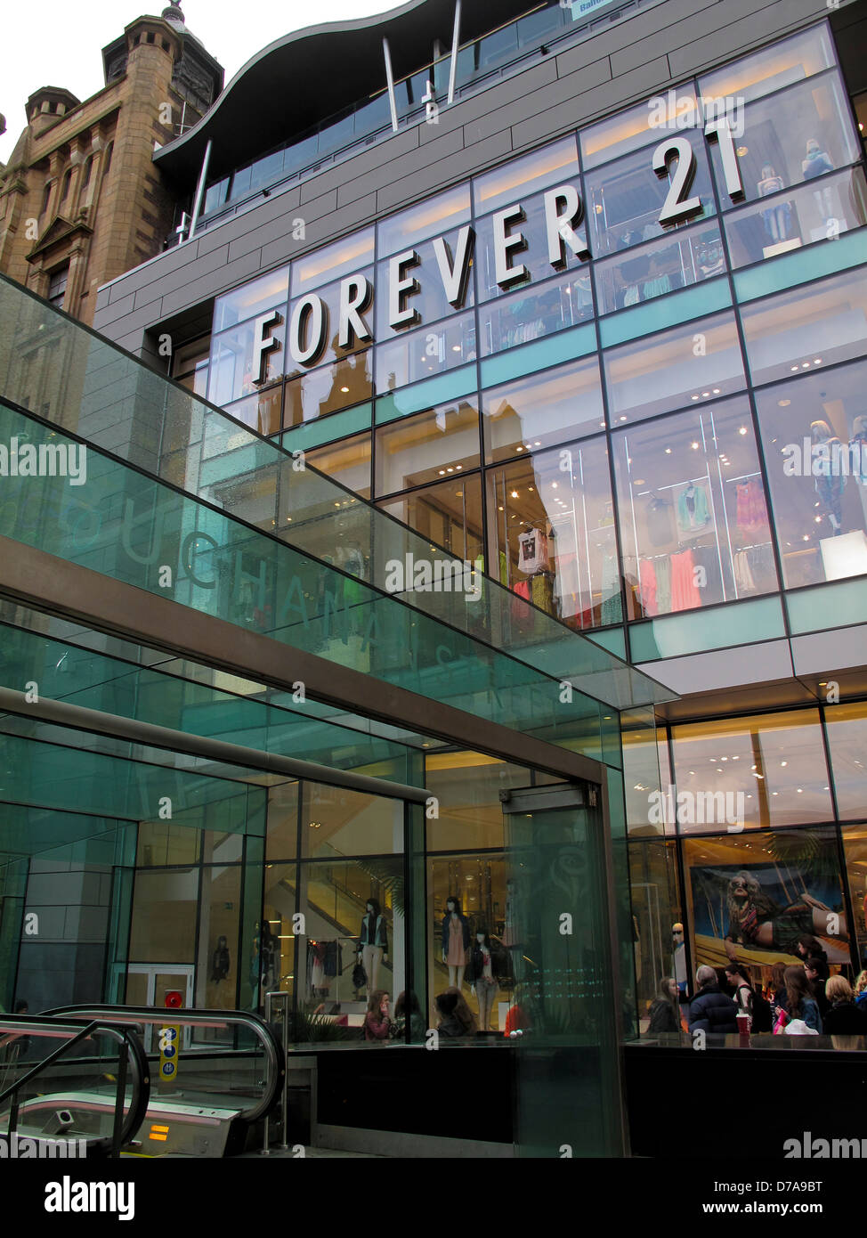 New Forever 21 department clothing store Buchanan Street Glasgow Stock Photo