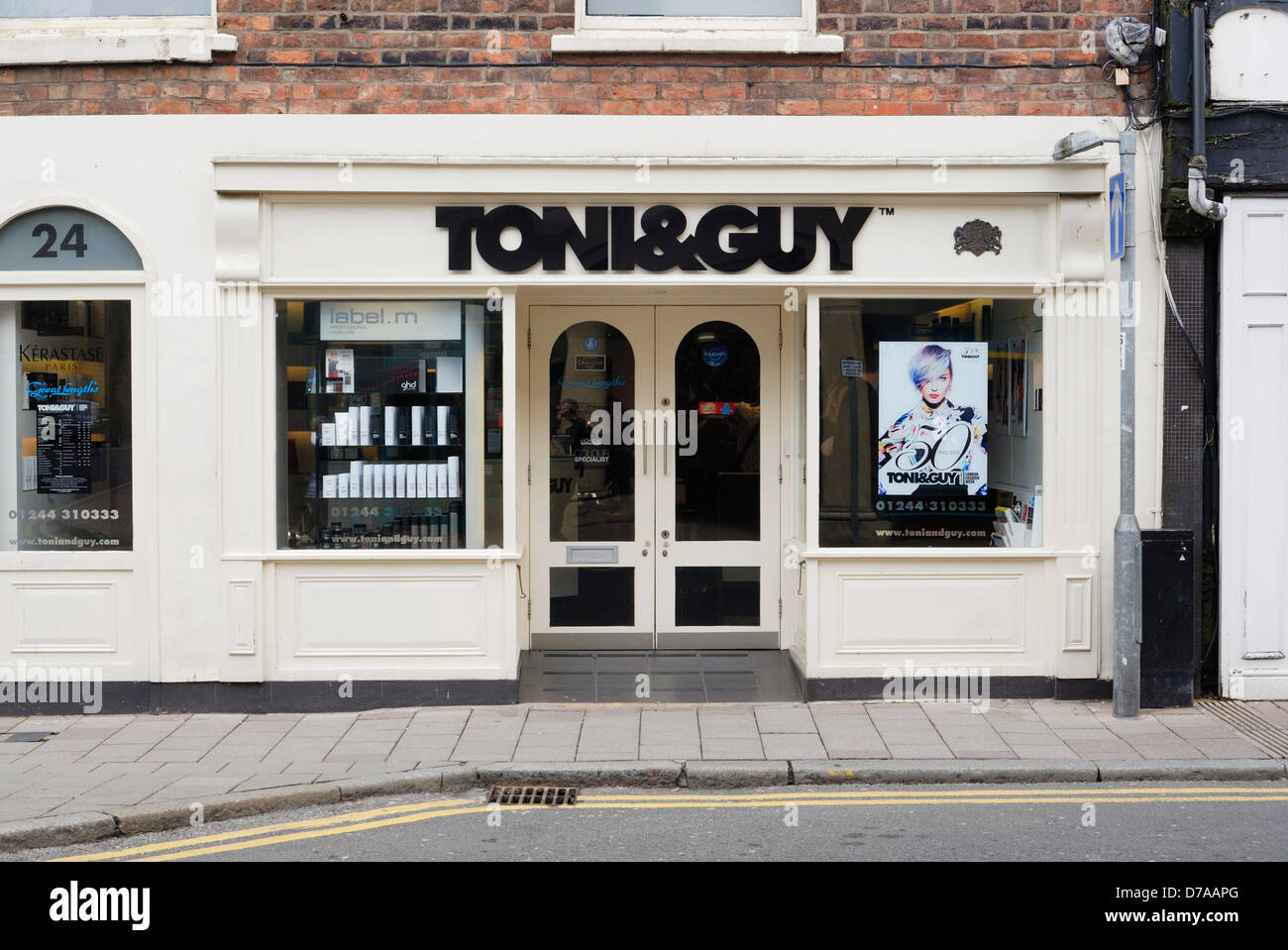 Toni & Guy shopfront in Chester. Stock Photo