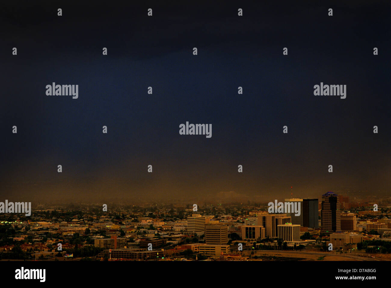 USA Kansas Dust storm during August thunderstorm Stock Photo Alamy