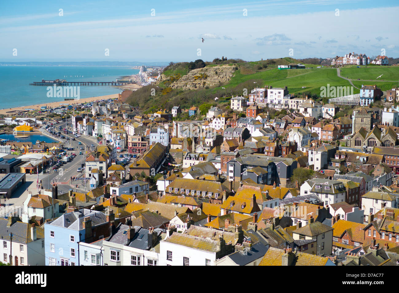 Old town, West Hill, Hastings, Sussex, England Stock Photo Alamy