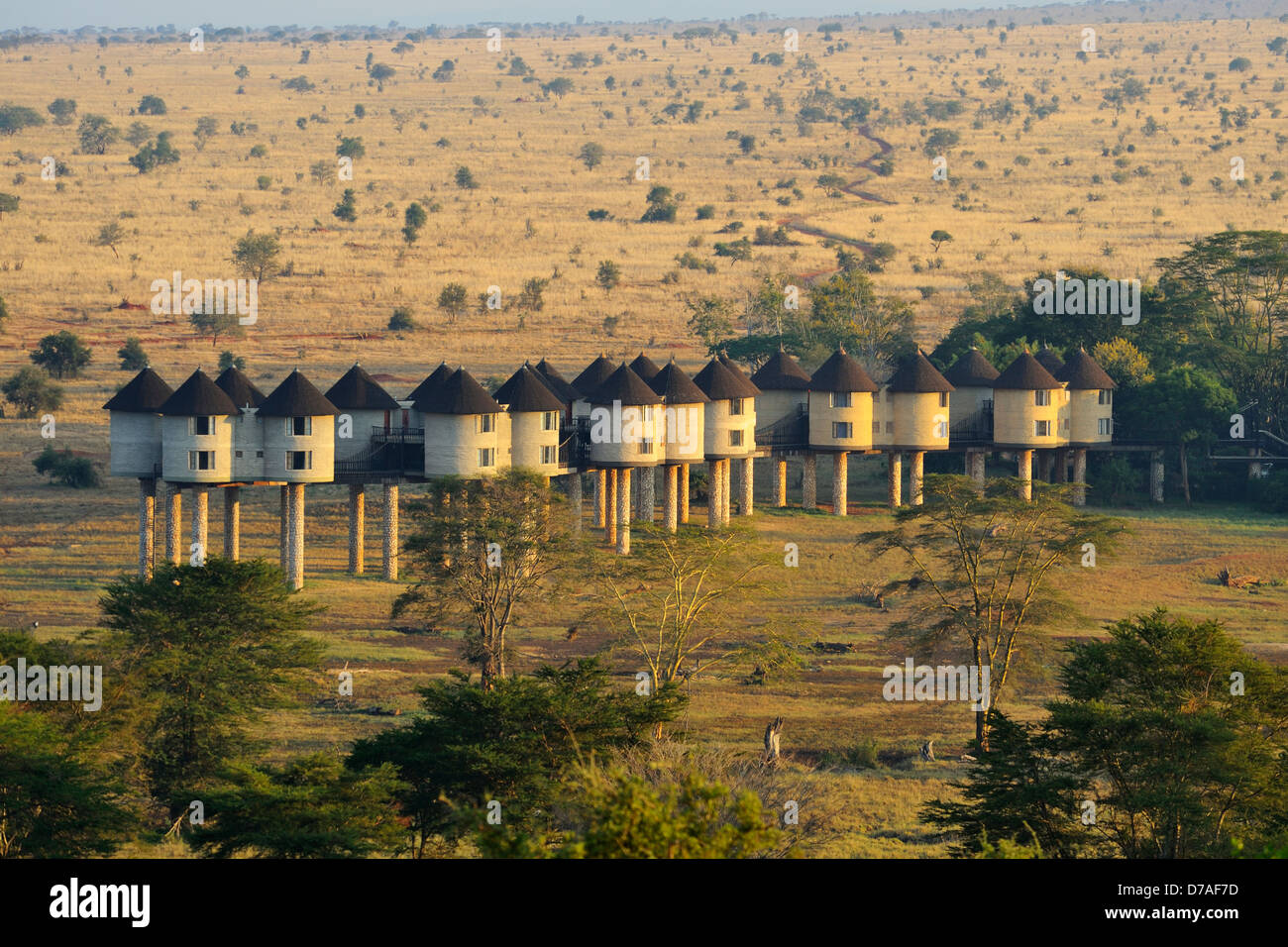 Sarova Salt Lick Lodge in Taita Hills Game Reserve, Kenya, East Africa Stock Photo