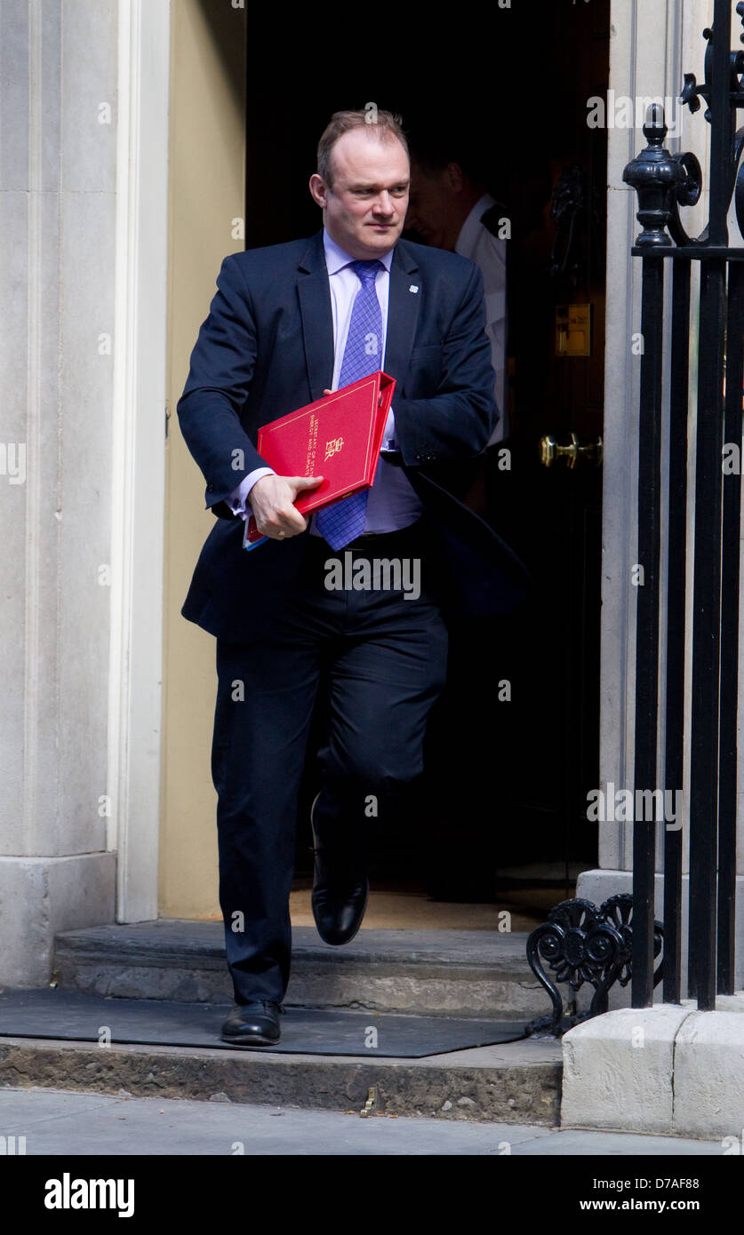 Ed Davey,Energy and Climate secretary leaves the Cabinet Meeting,Downing Street,London Stock Photo