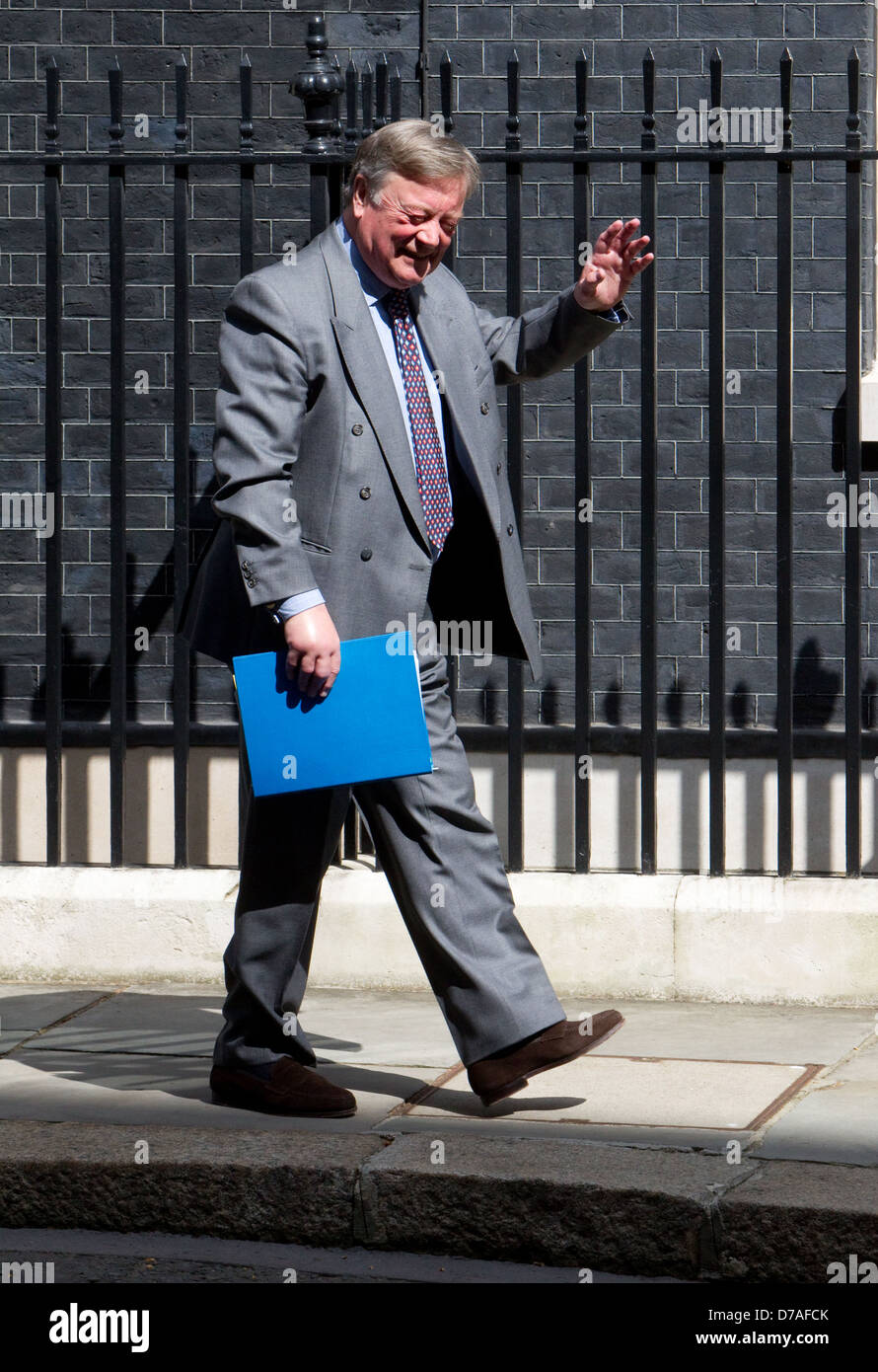 Ken Clarke,Minister without Portfolio,leaves the Cabinet Meeting,Downing Street,London Stock Photo