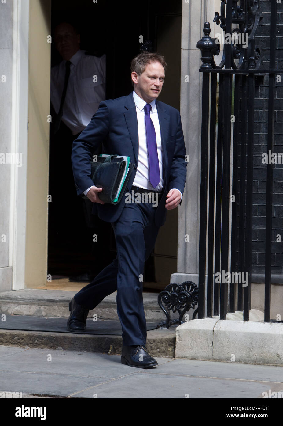 Grant Schapps,Conservative Chairman, leaves the Cabinet Meeting,Downing Street,London Stock Photo