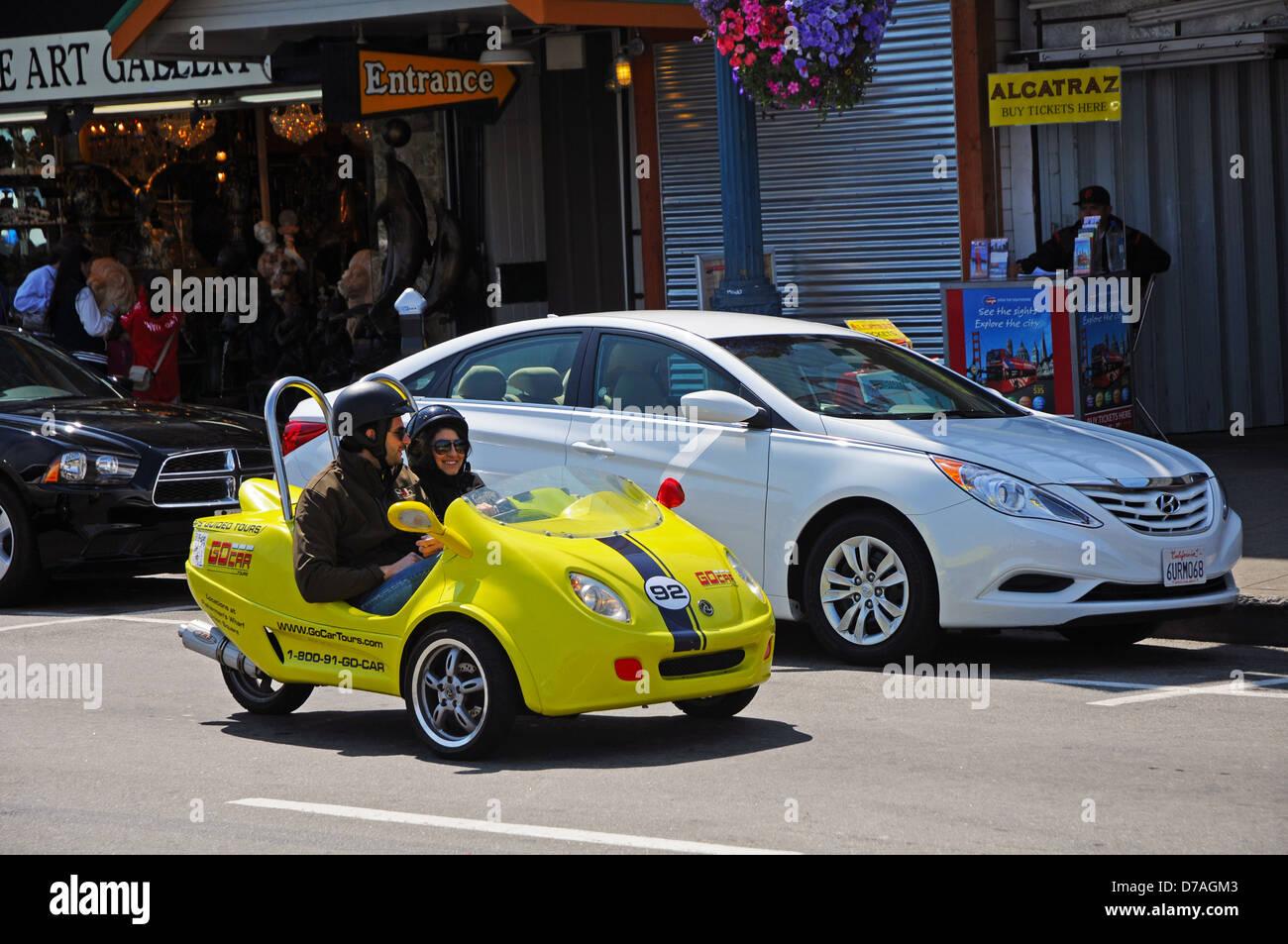 Go car in San Francisco, USA Stock Photo