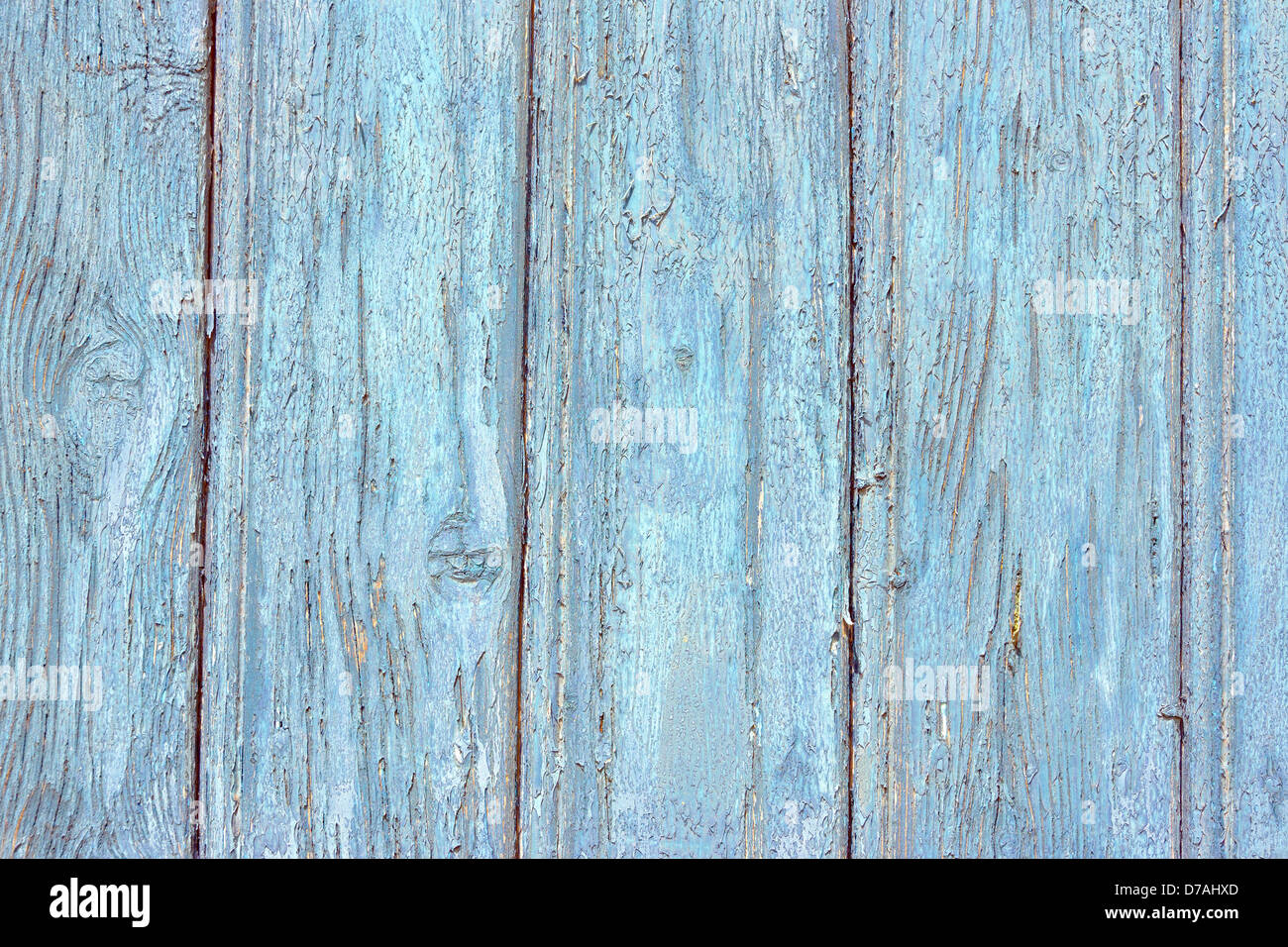 background of aged and blue painted wood Stock Photo