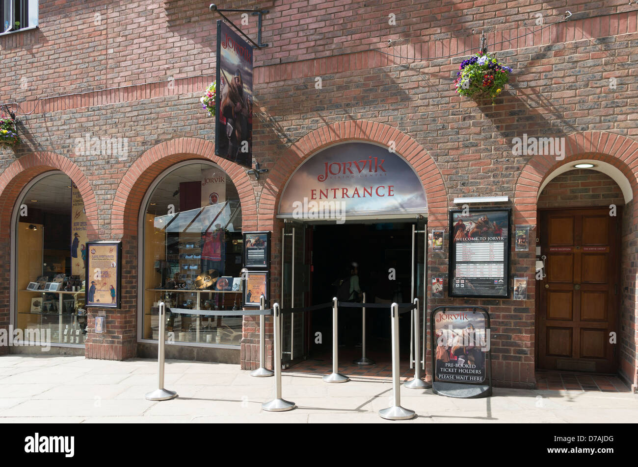 Jorvik viking center Stock Photo