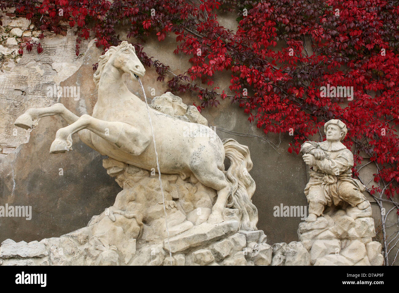 ancient horse sculpture Stock Photo - Alamy