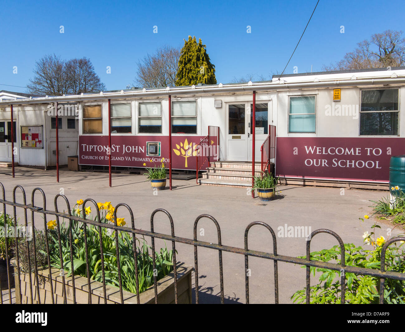 Tipton St John Church of England Primary School, Devon, England Stock Photo