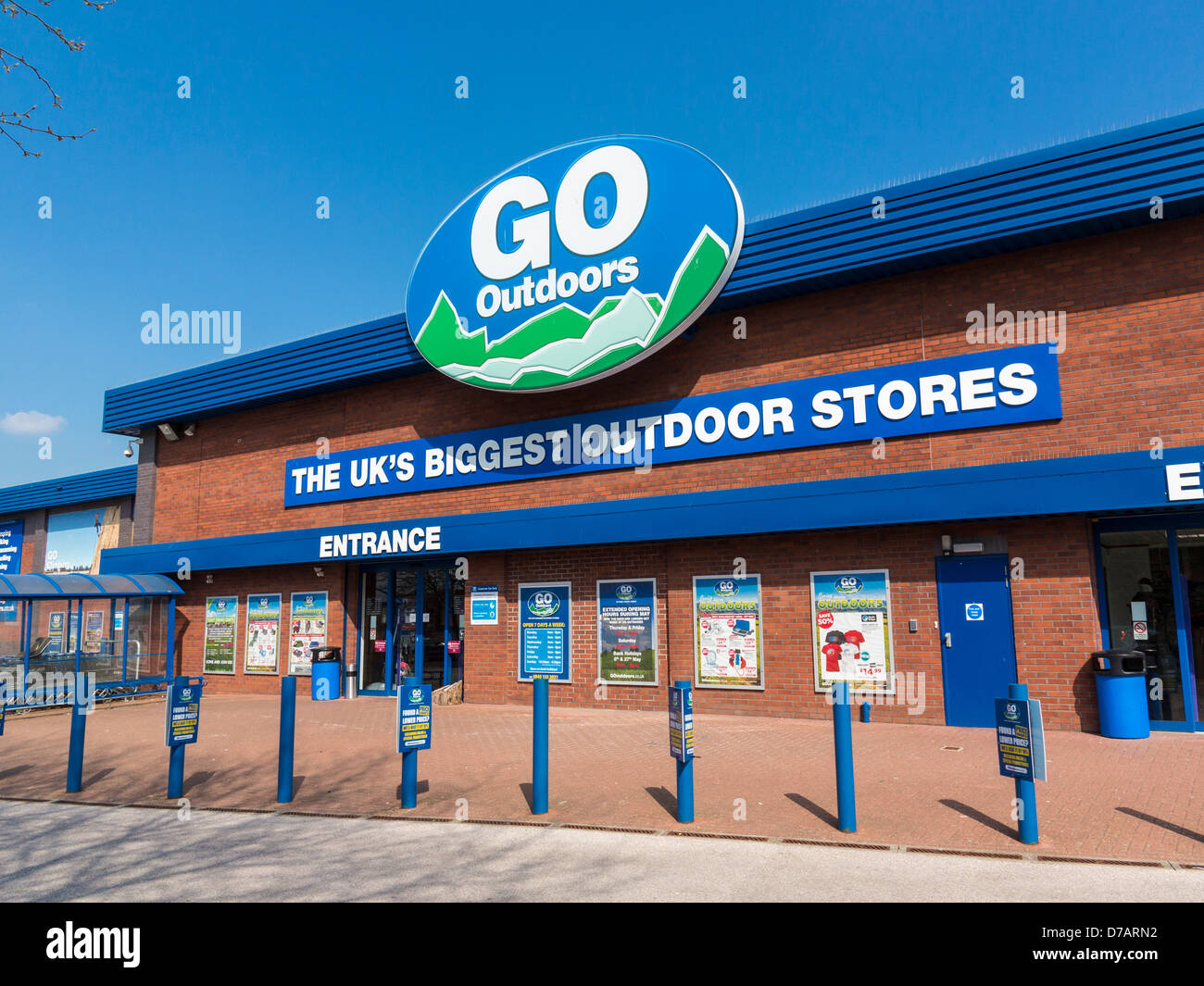 Go Outdoors shop front in Exeter, Devon, England Stock Photo