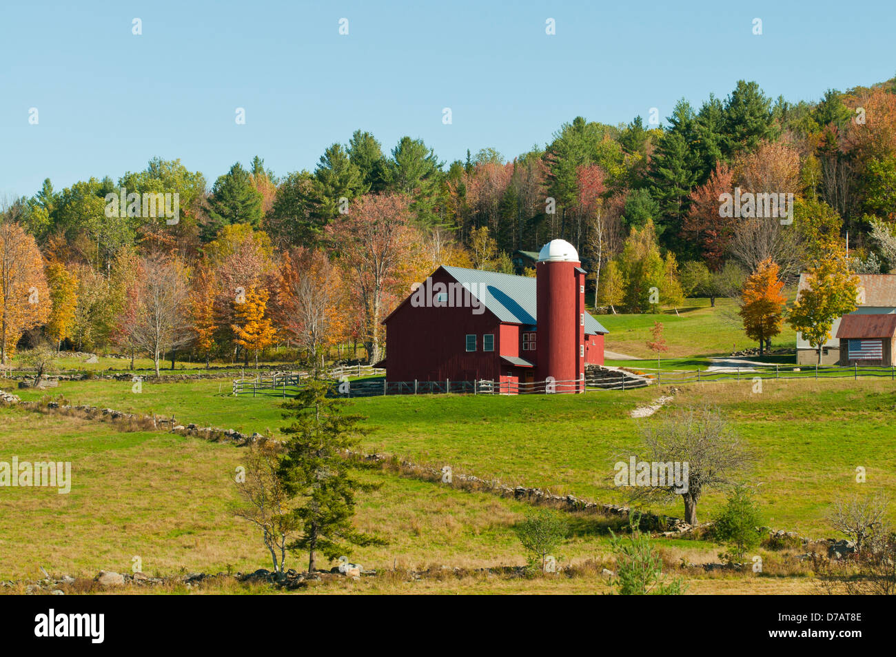 Farm near East Wallingford, Vermont, USA Stock Photo Alamy