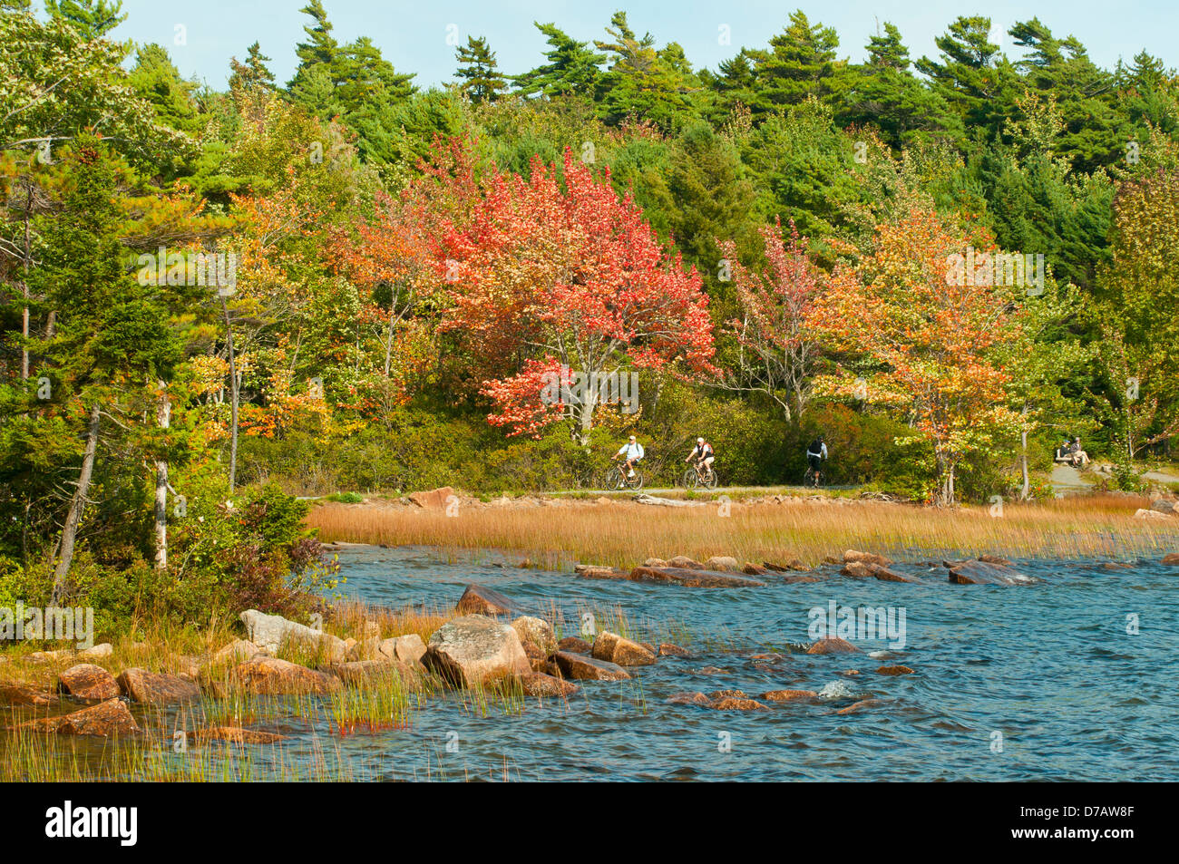 Eagle Lake, Acadia NP, Maine, USA Stock Photo
