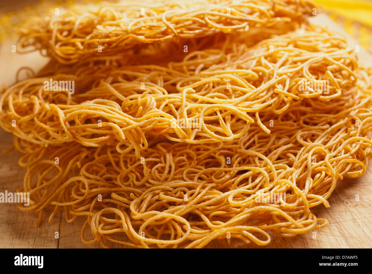 Asian crispy fried noodles Stock Photo
