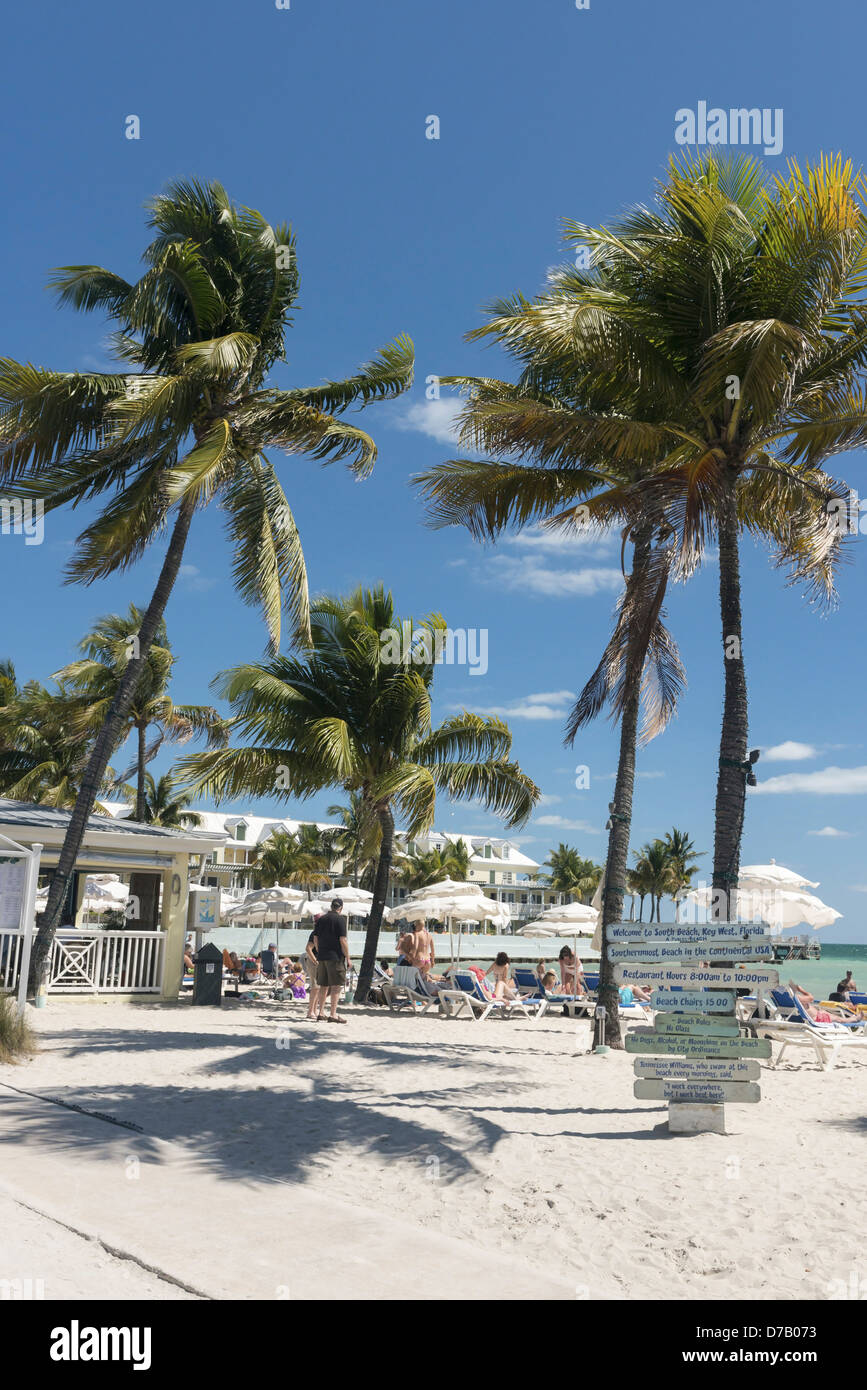 South, Beach, Key West, Florida, USA Stock Photo - Alamy