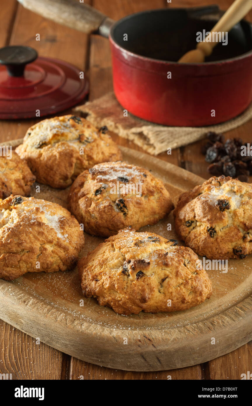 Rock cakes Traditional Food UK Stock Photo Alamy