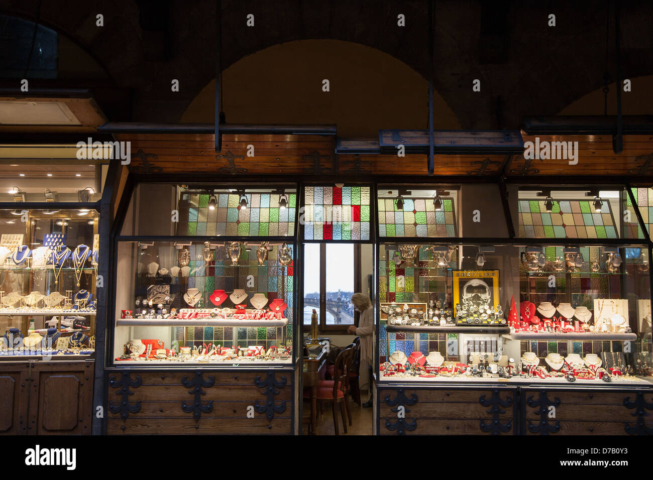 Jewelry Shop on Ponte Vecchio, Florence, Italy Stock Photo Alamy