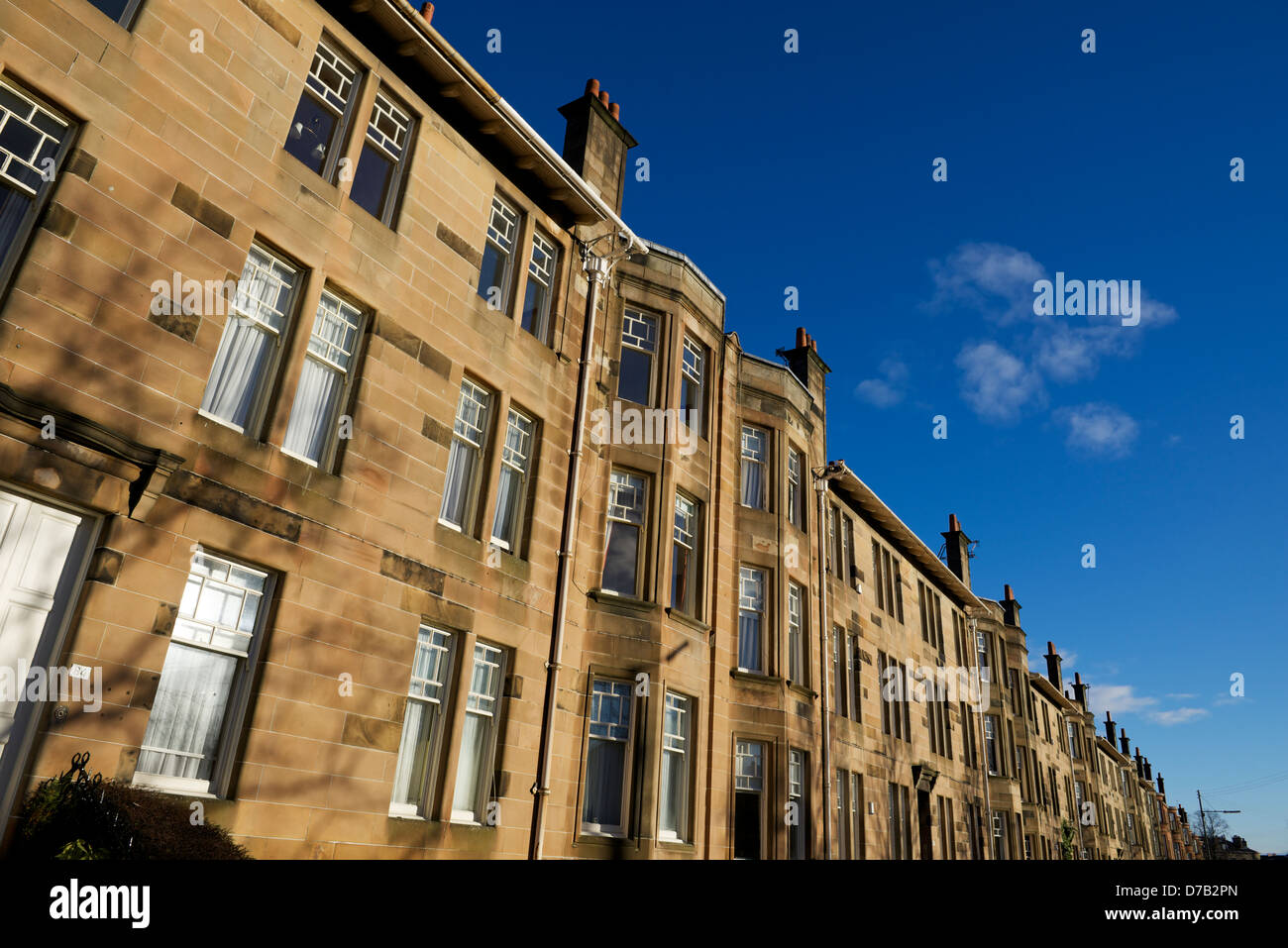 Glasgow Tenements Stock Photo