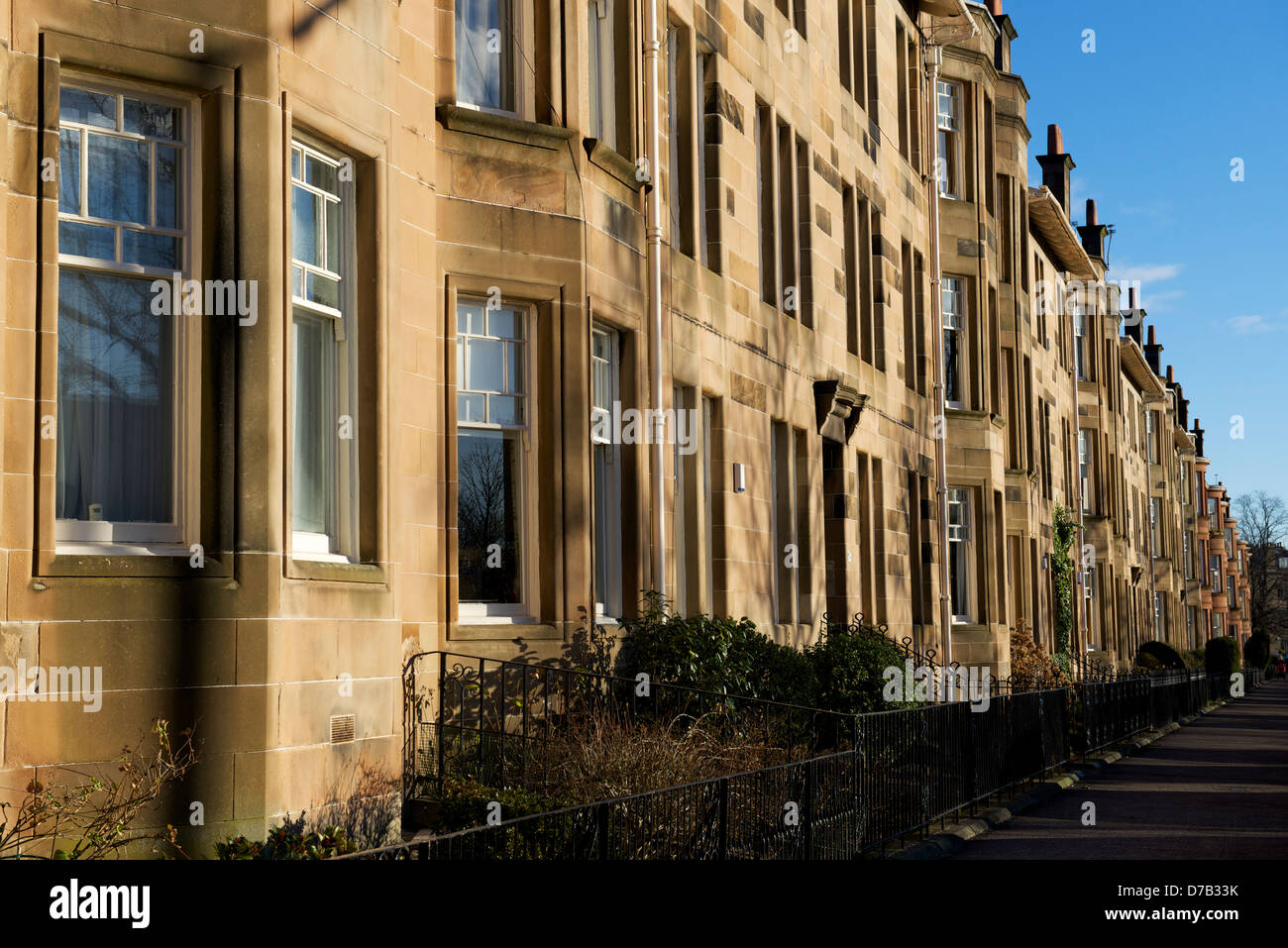 Glasgow Tenements Stock Photo Alamy