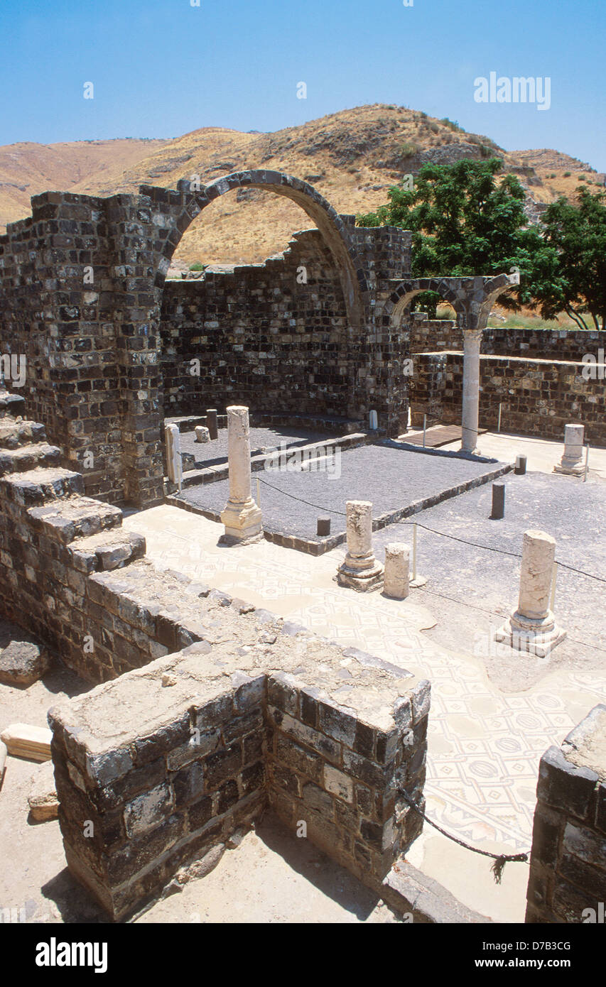 archaeological site of kursi near the sea of galilee Stock Photo Alamy