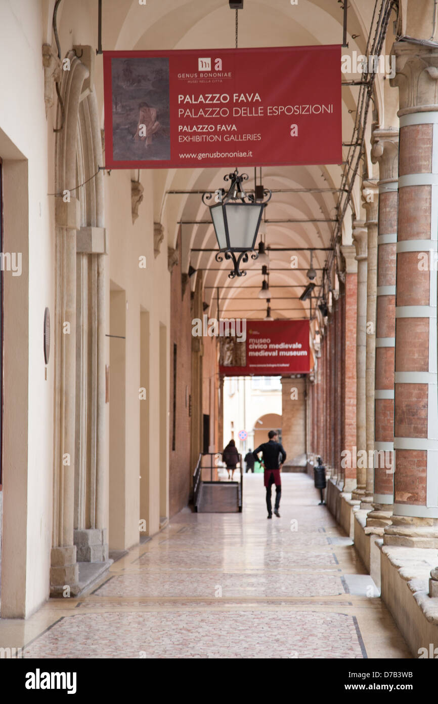 Palazzo Fava Art Museum, Bologna, Italy Stock Photo