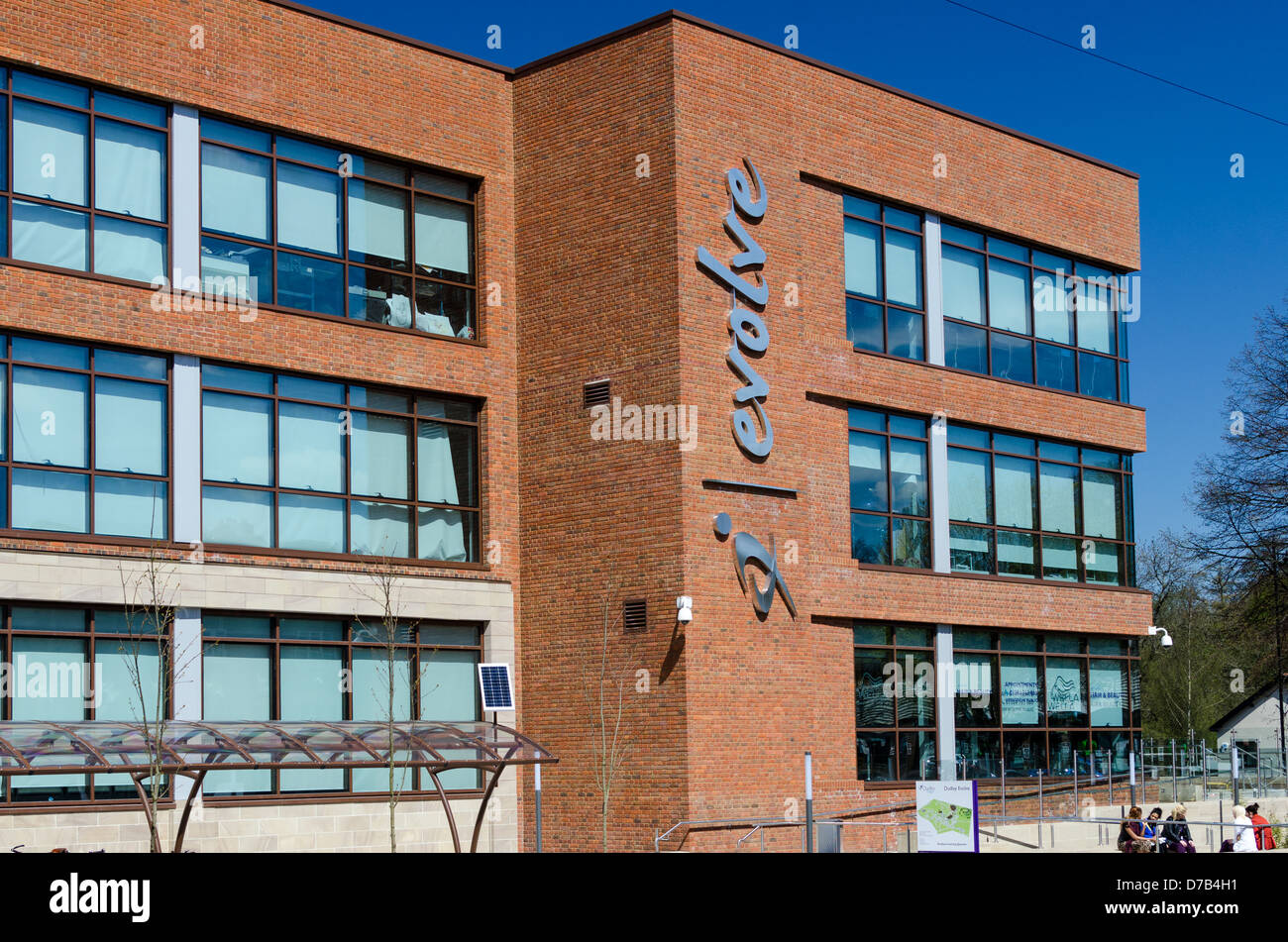 The new building housing Dudley Evolve which is part of Dudley College aimed at post-school education Stock Photo