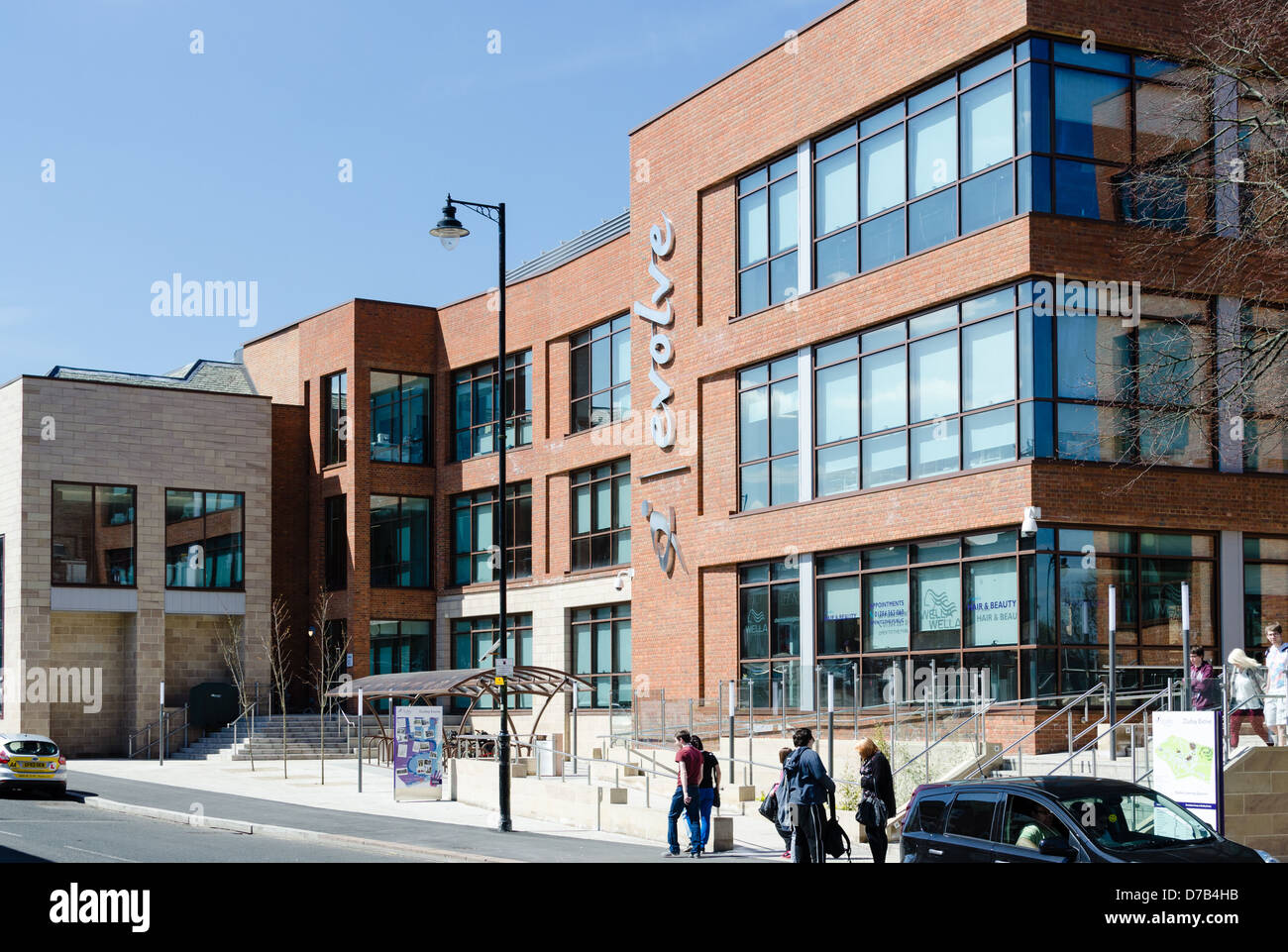 The new building housing Dudley Evolve which is part of Dudley College aimed at post-school education Stock Photo