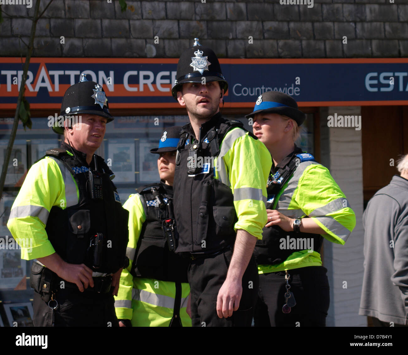 Policemen and women, UK 2013 Stock Photo