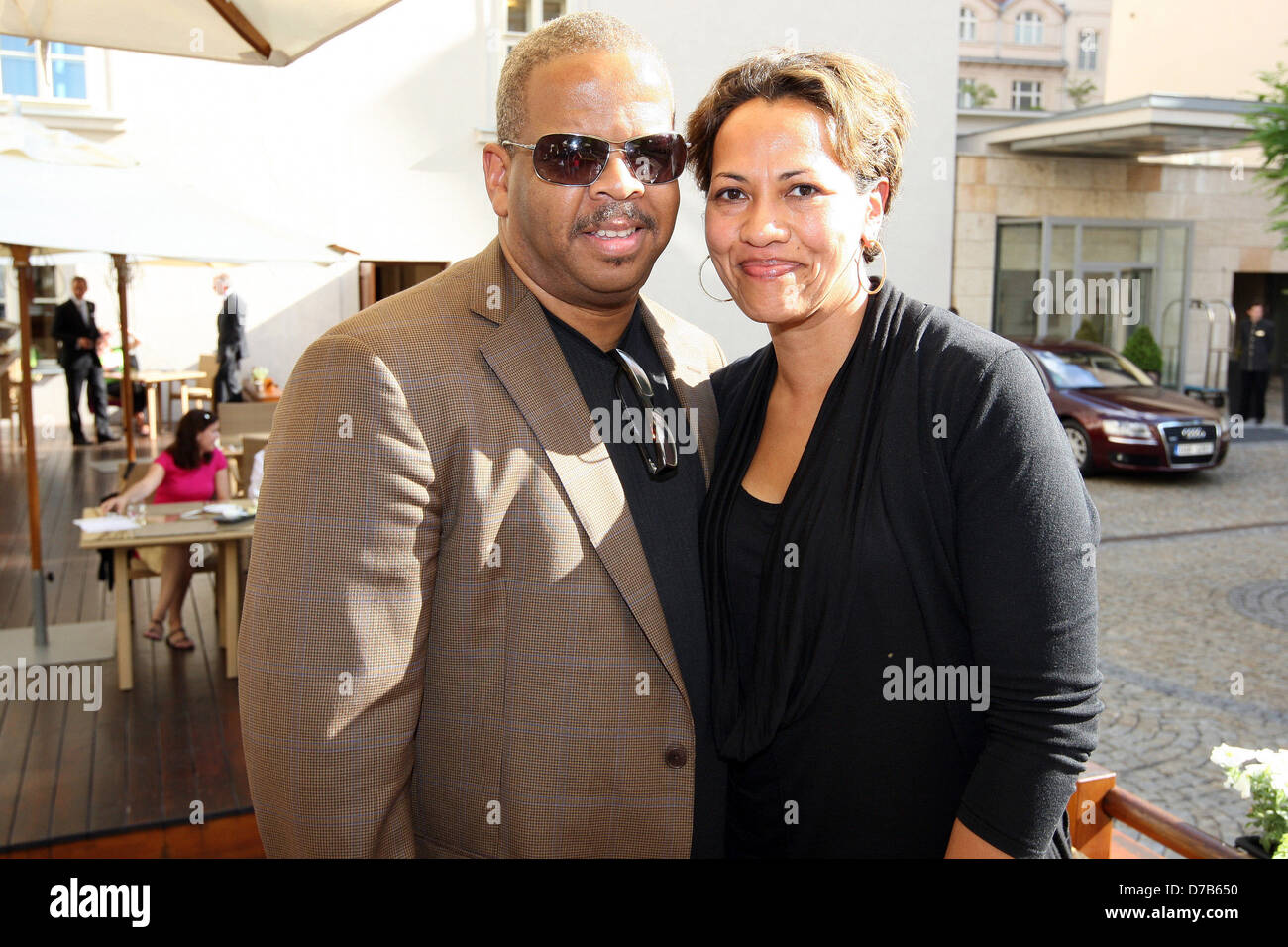 Grammy Award winner Terence Blanchard and his wife Robin Burgess enjoy