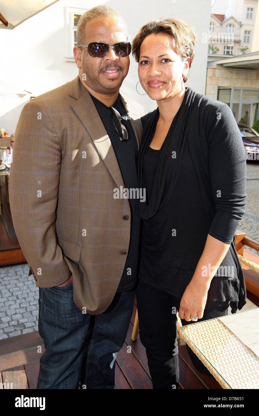 Grammy Award winner Terence Blanchard and his wife Robin Burgess enjoy