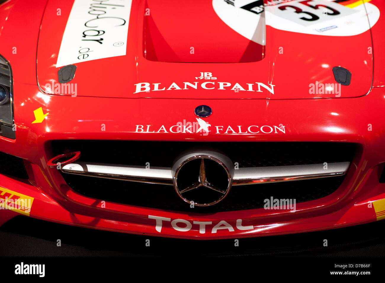 Mercedes 300SL seagull wings exhibited at the Mercedes store in Champs