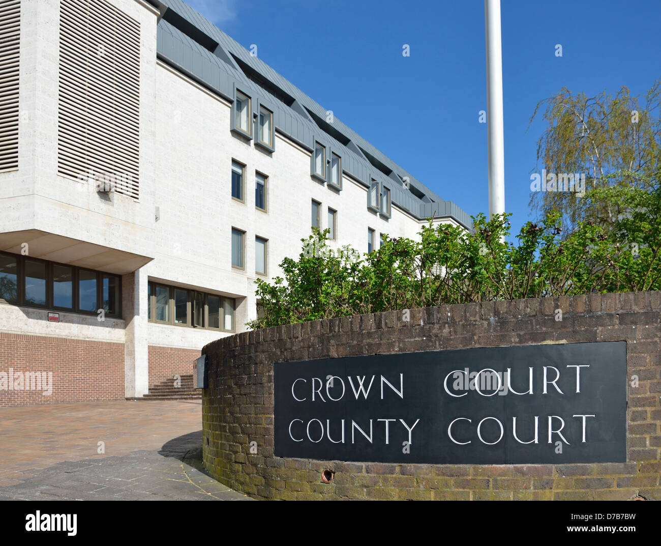 Maidstone, Kent, England, UK. The Law Courts; Crown Court / County Court. Stock Photo