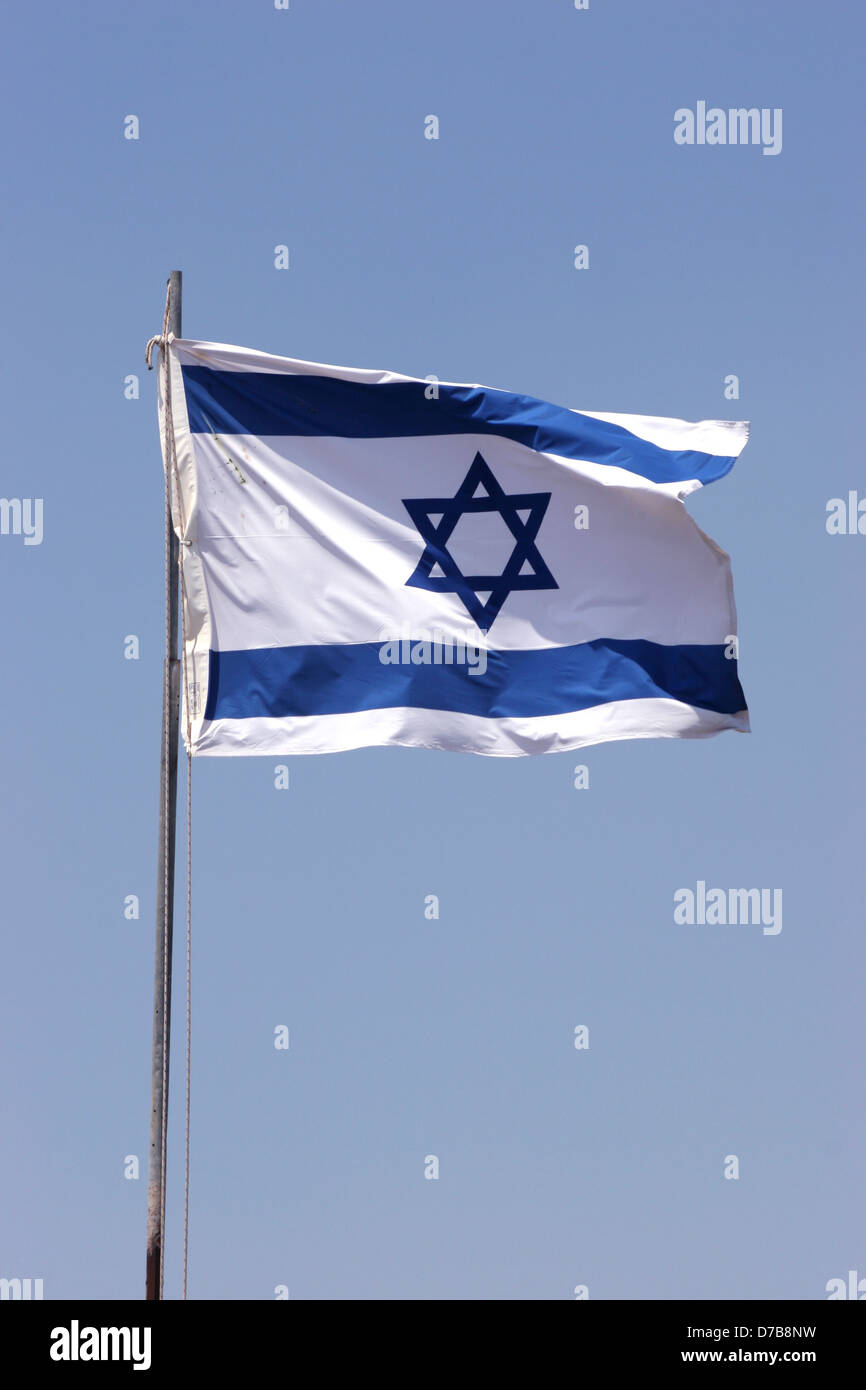 flag of israel Stock Photo